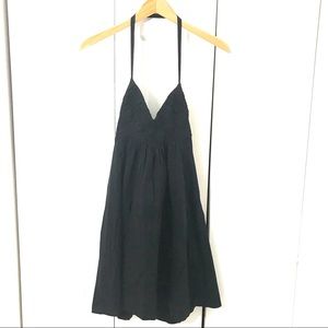 BCBG Black Mini Halter Dress